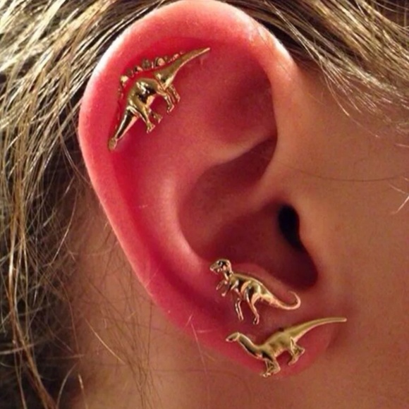 Dinosaur Gang Multi Earring Set - Picture 3 of 7